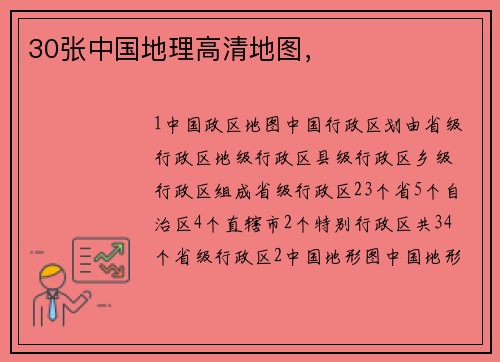 30张中国地理高清地图，